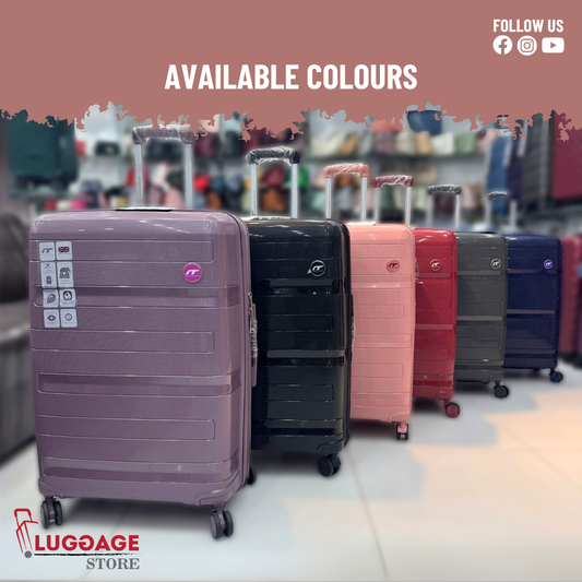 IT Polypropylene Luggage – 100% Unbreakable, Expandable, 360° Wheels