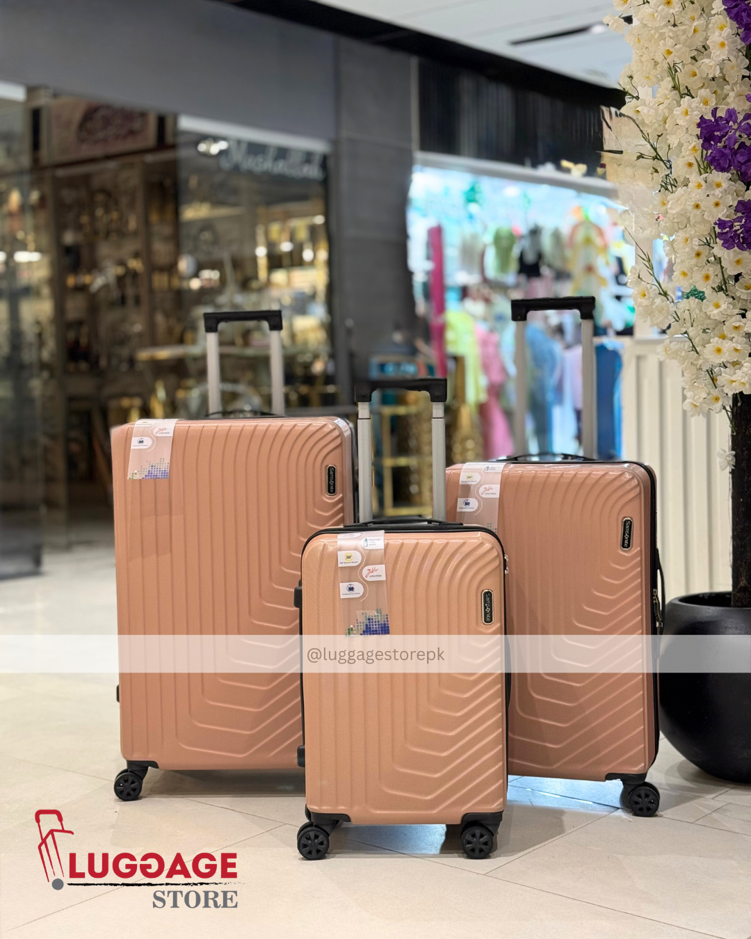 Imported Luggage Set – Unbreakable Hard Shell Suitcase with Expandability & 360° Wheels