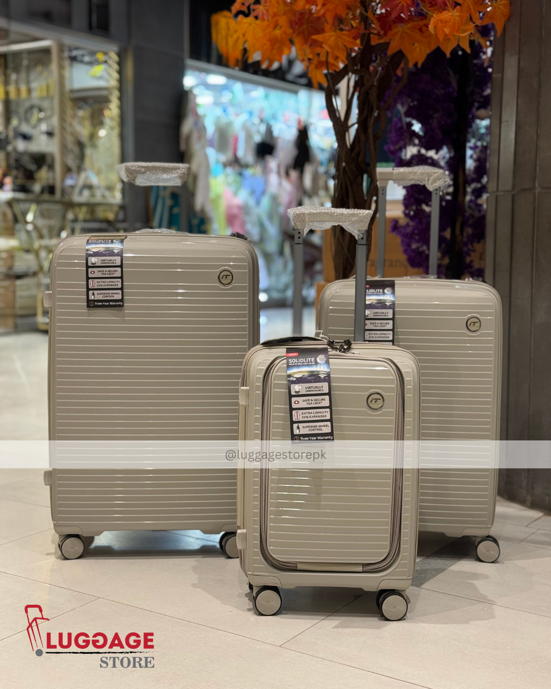 IT Luggage Spontaneous – Unbreakable PP Hard Shell Luggage Set with TSA Lock & 8-Wheel Spinner