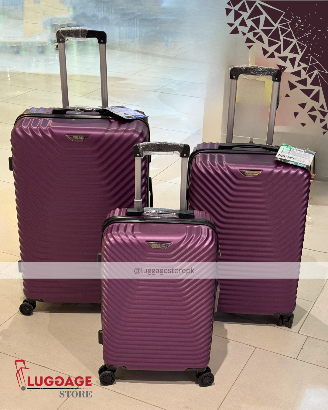 American Tourister – Premium Trolley Luggage with TSA Lock | 20, 24, 28 Inch