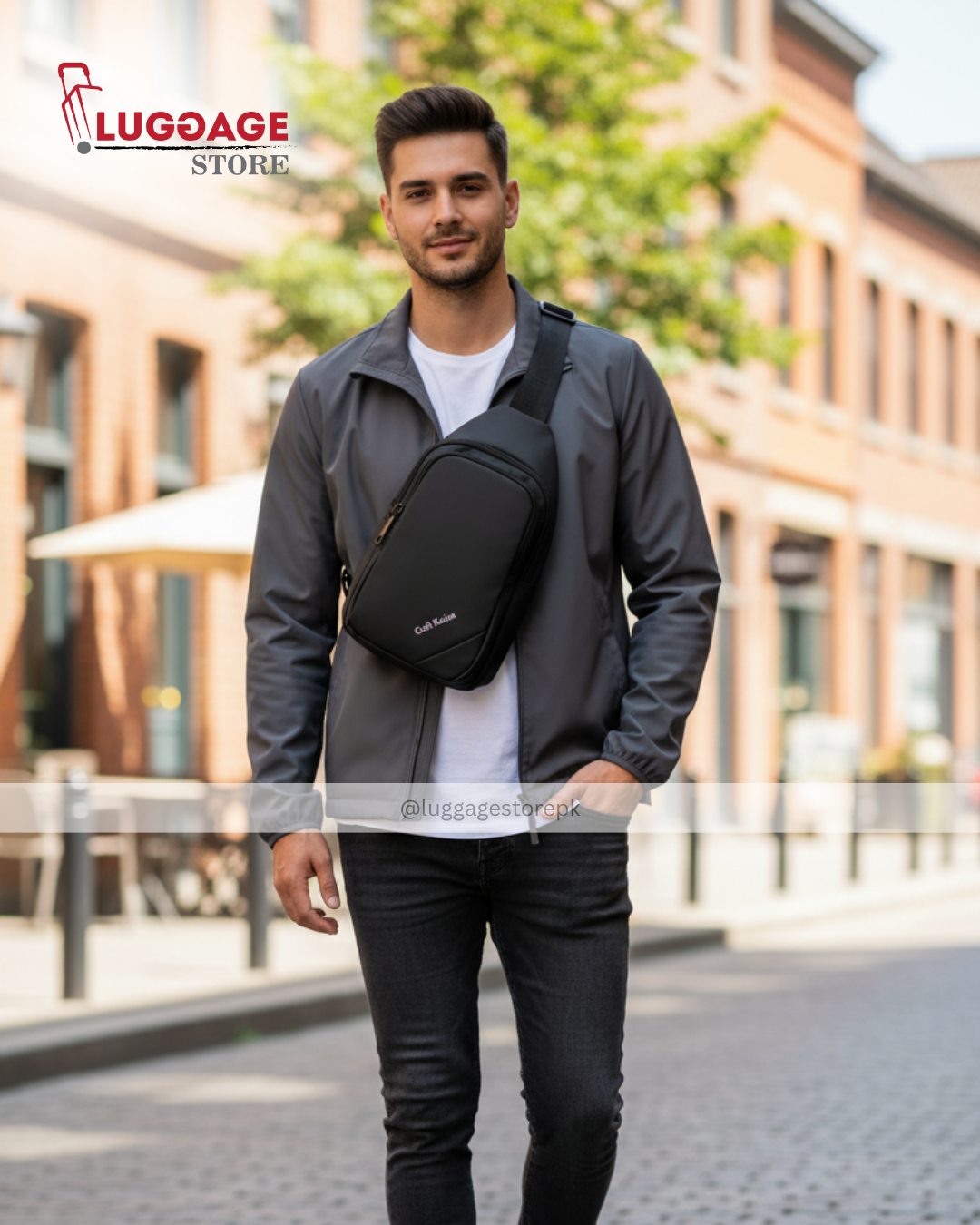 Crossbody Bag - Shoulder Sling Bag for Men