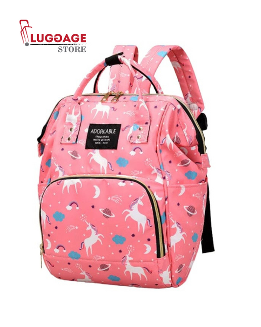 Diaper Bag Backpack – Large Capacity, Waterproof, Travel-Friendly Baby Bag for Mom & Dad