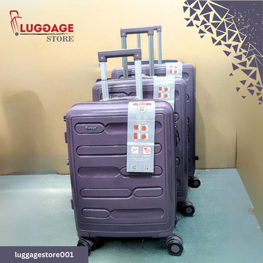Verage PP Luggage – Unbreakable, 4-Wheel Spinner with Telescopic Handle
