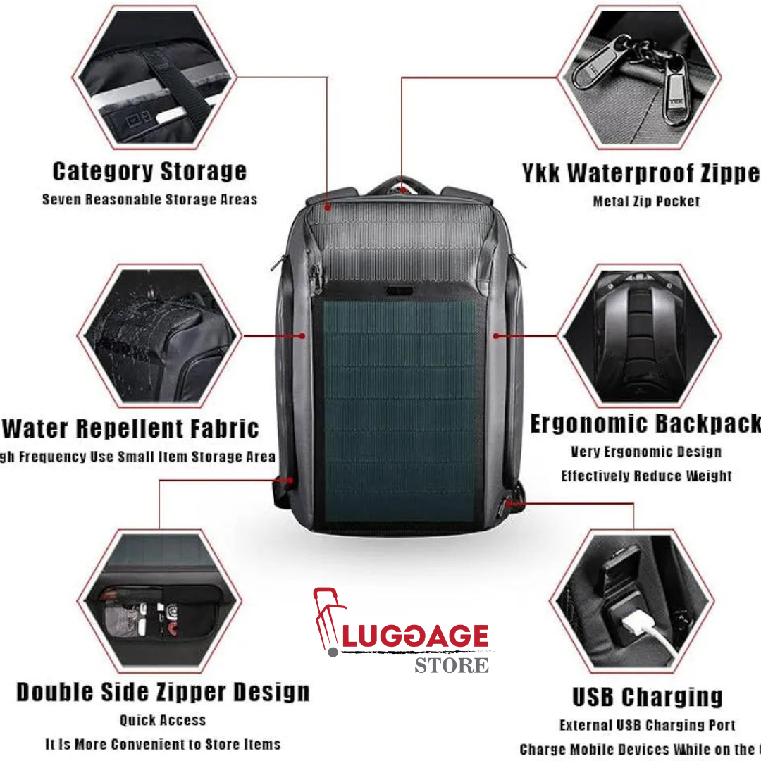 Kingsons Beam Solar Laptop Backpack