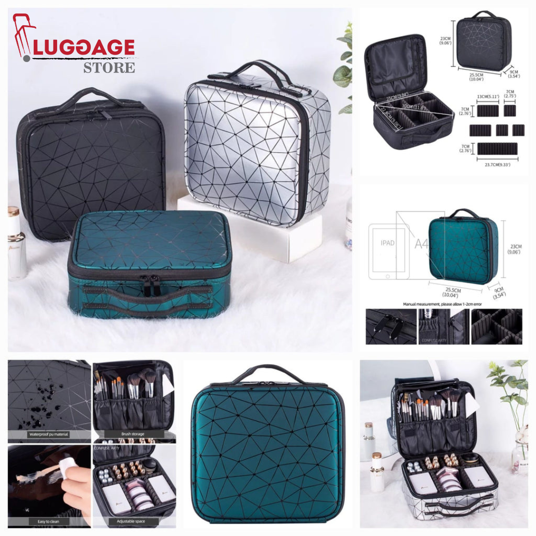 Cosmetic Storage Box With Partitions