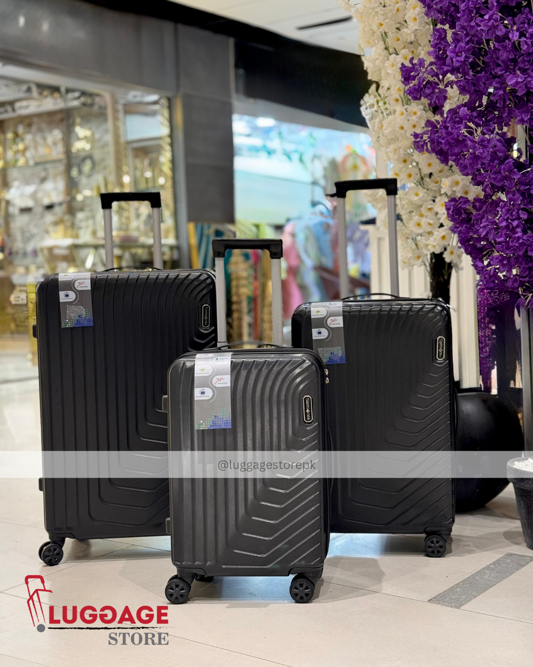 Imported Luggage Set – Unbreakable Hard Shell Suitcase with Expandability & 360° Wheels