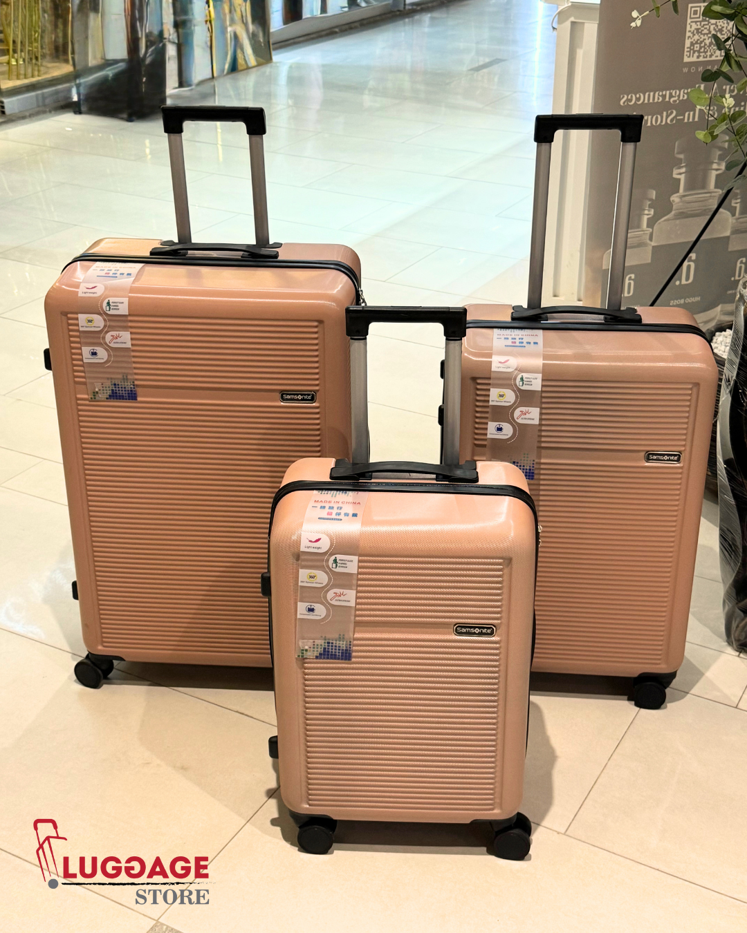 Samsonite Luggage – Unbreakable Hard Shell Suitcase with Expandability & 360° Wheels