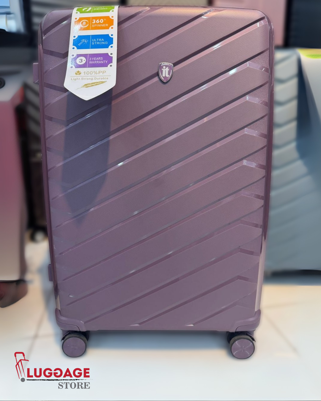 IT Imported Polypropylene Luggage Set – Lightweight, Unbreakable, Expandable with 360° Wheels