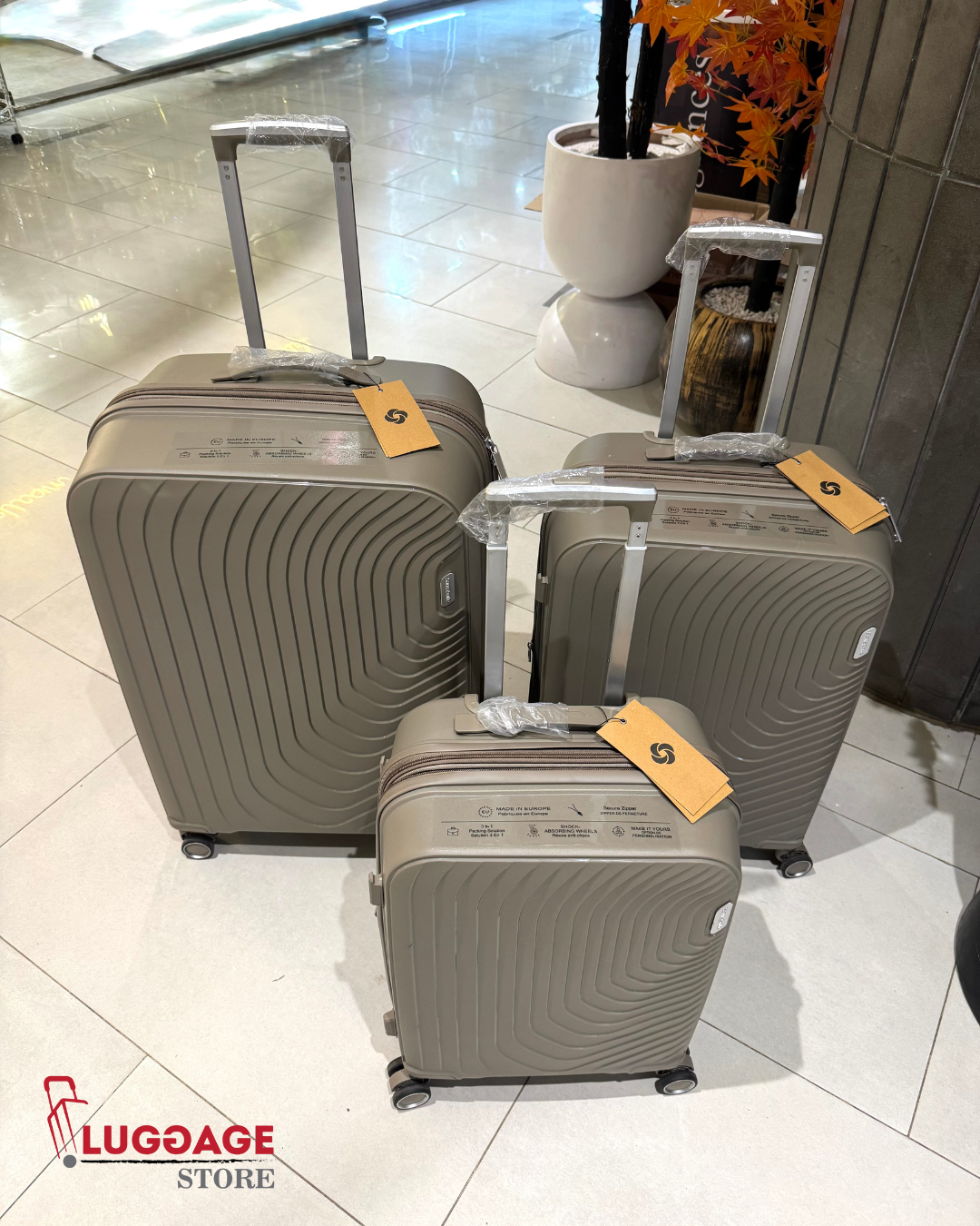 Samsonite Luggage – 100% Unbreakable PP Hard Shell Suitcase with Expandability & 360° Wheels