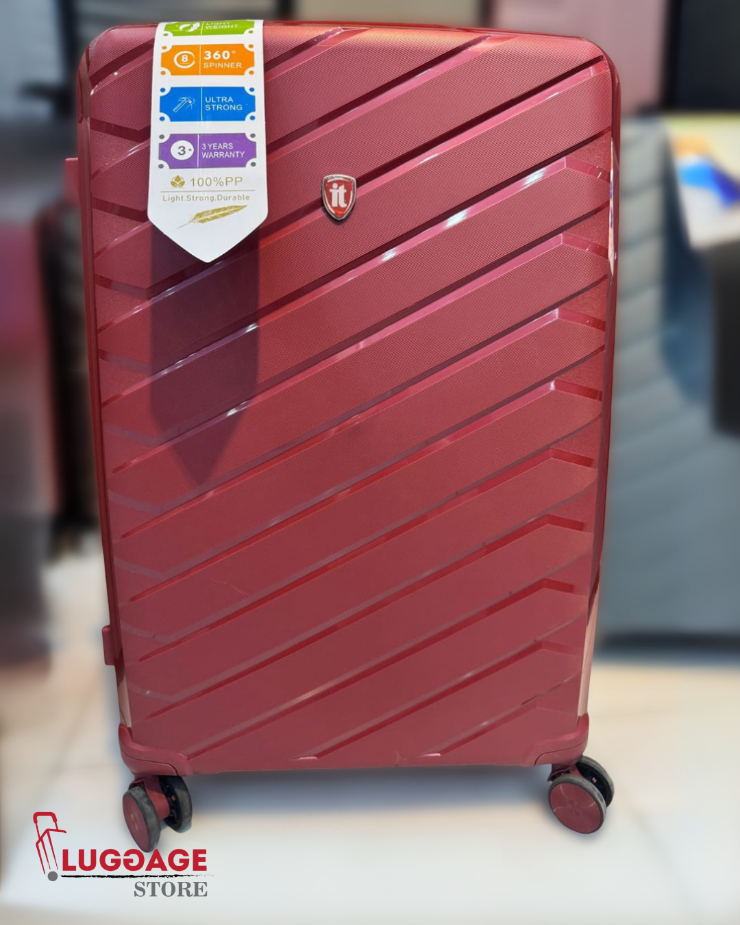 IT Imported Polypropylene Luggage Set – Lightweight, Unbreakable, Expandable with 360° Wheels