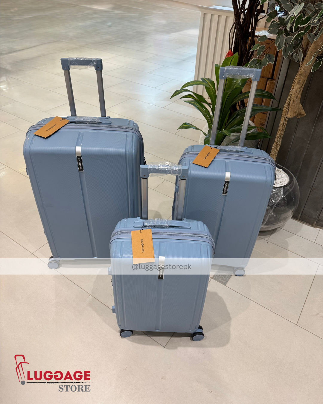 Samsonite Luggage – 100% Unbreakable PP Hard Shell Suitcase with Expandability & 360° Wheels