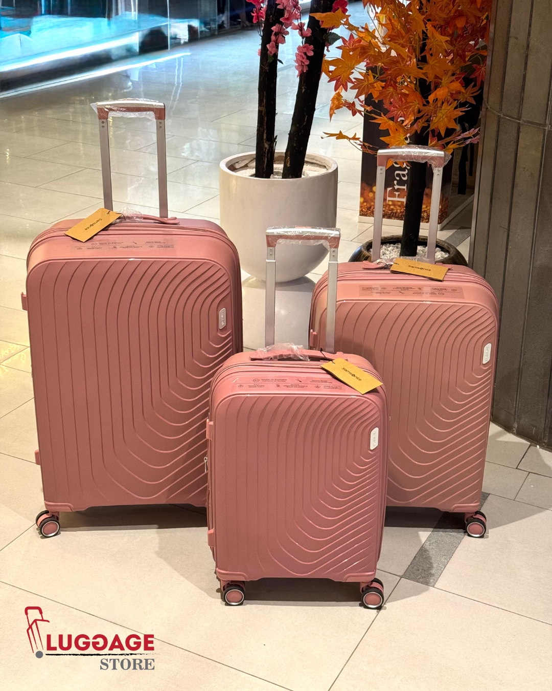 Samsonite Luggage – 100% Unbreakable PP Hard Shell Suitcase with Expandability & 360° Wheels