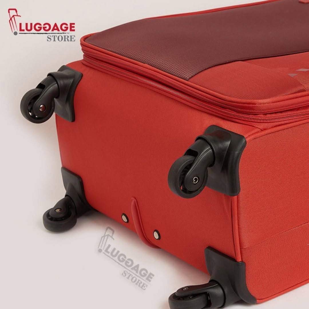 American Tourister Antitheft Zipper Marina Luggage – Soft, 4-Wheel Spinner, Expandable