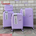 Durable Polypropylene luggage with expandable section and telescopic handle