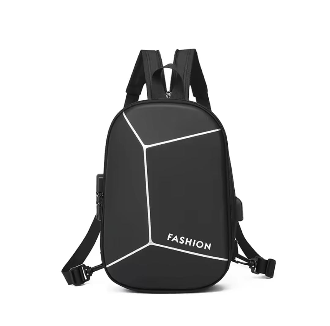 Shoulder Chest Crossbody Bag – USB Charging, Anti-Theft, Waterproof & Reflective