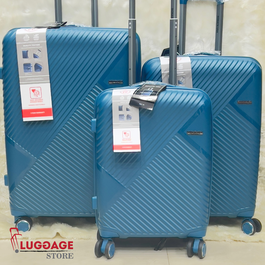 US Polo Unbreakable Luggage with TSA lock and durable polypropylene body