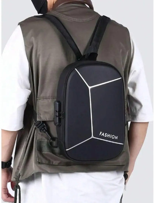 Shoulder Chest Crossbody Bag – USB Charging, Anti-Theft, Waterproof & Reflective